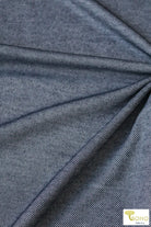 Indigo & White, Athletic Stretch Denim. ATH-134-BLU - Boho Fabrics