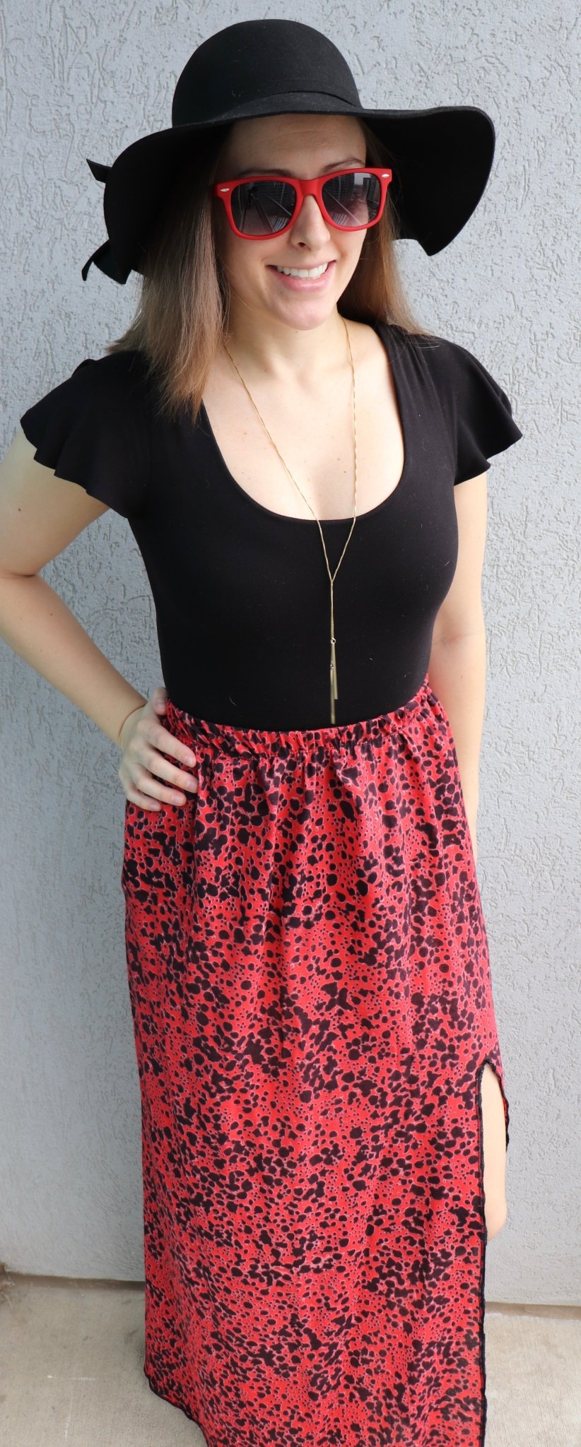 Ink Blot on Red. Woven Fabric. WV-108. - Boho Fabrics