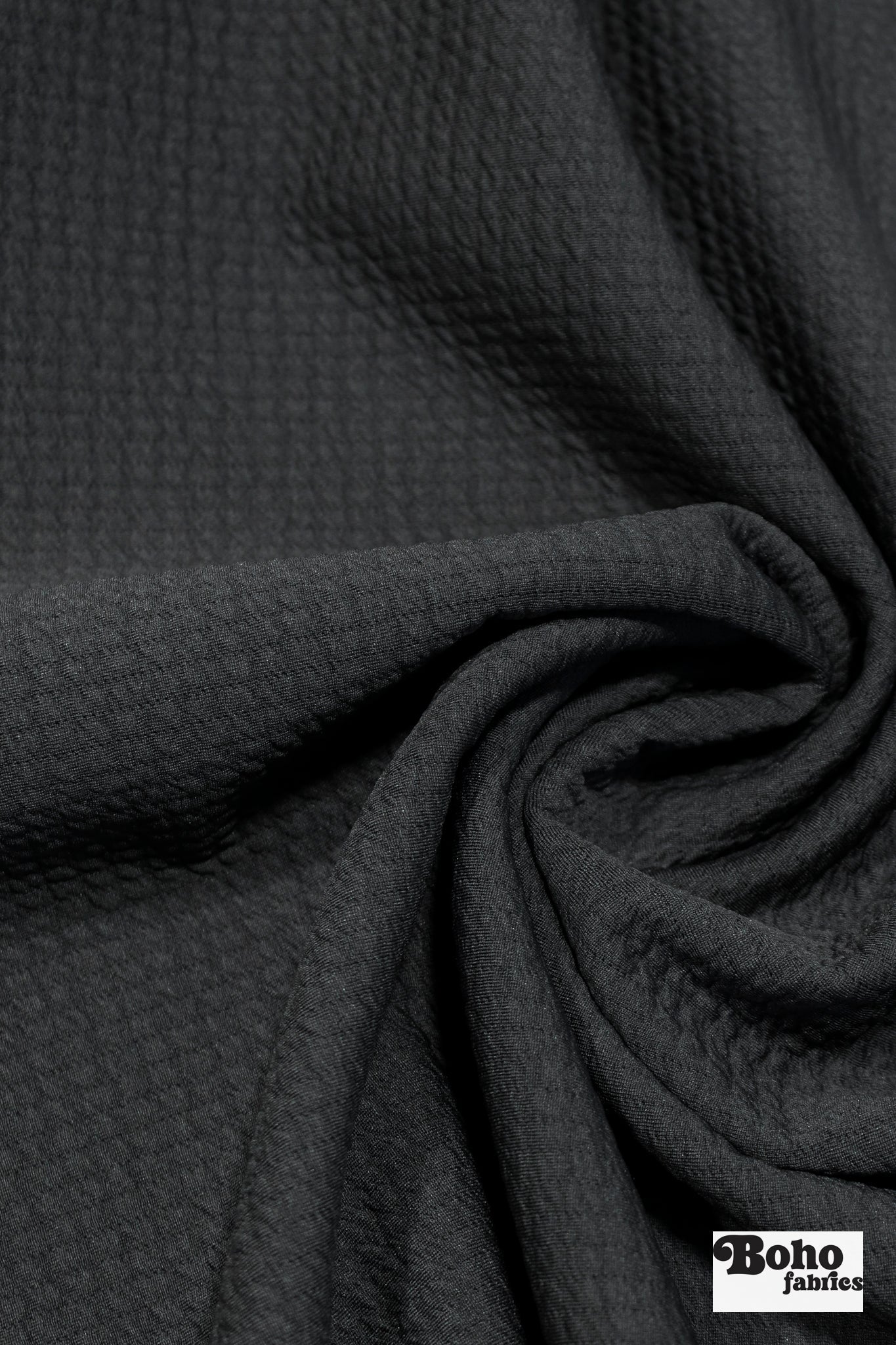 Iron Gray, Polartec Power Air. Insulating Eco - Friendly, Performance Knit Fabric - Boho Fabrics - Performance Fabrics