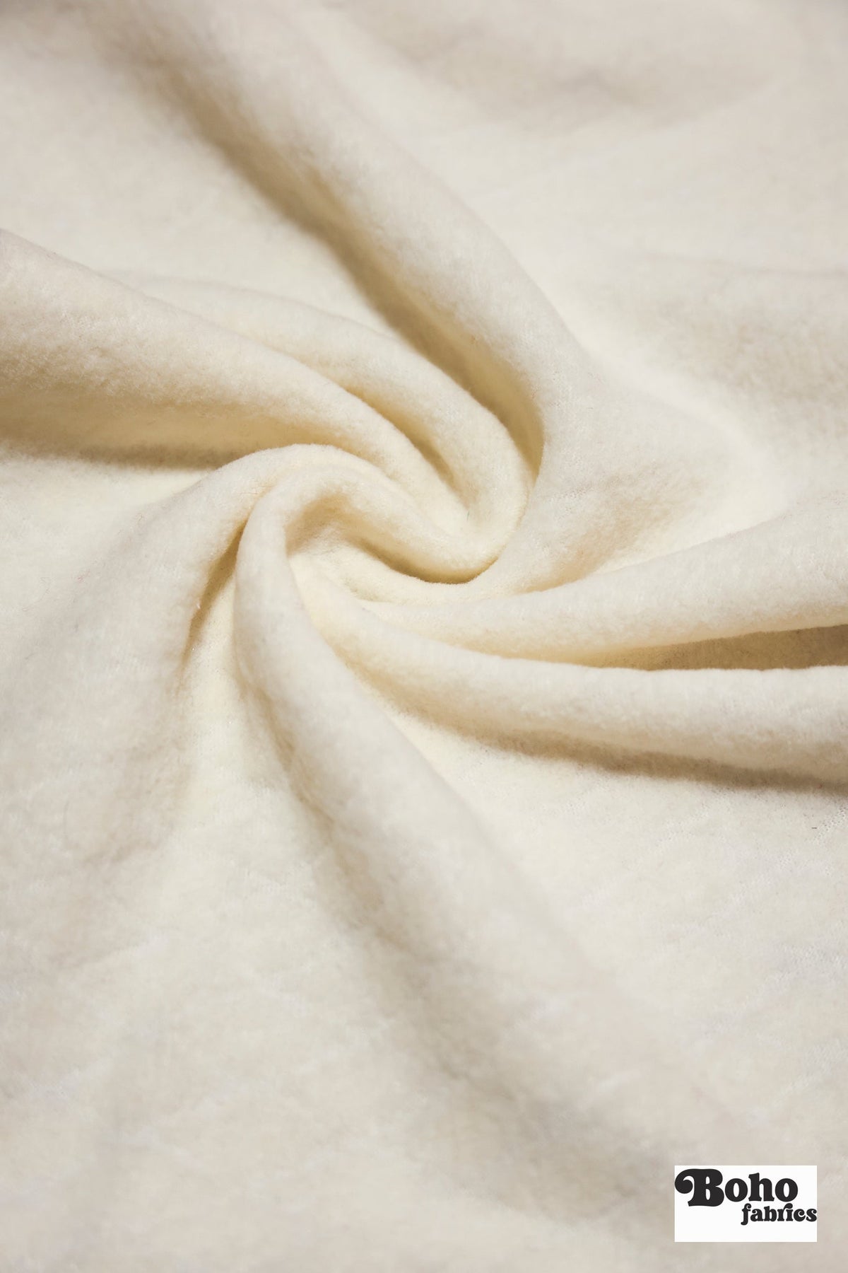 Ivory Diamonds, Embossed-Style Wool Knit Fabric - Boho Fabrics - Wool Knit