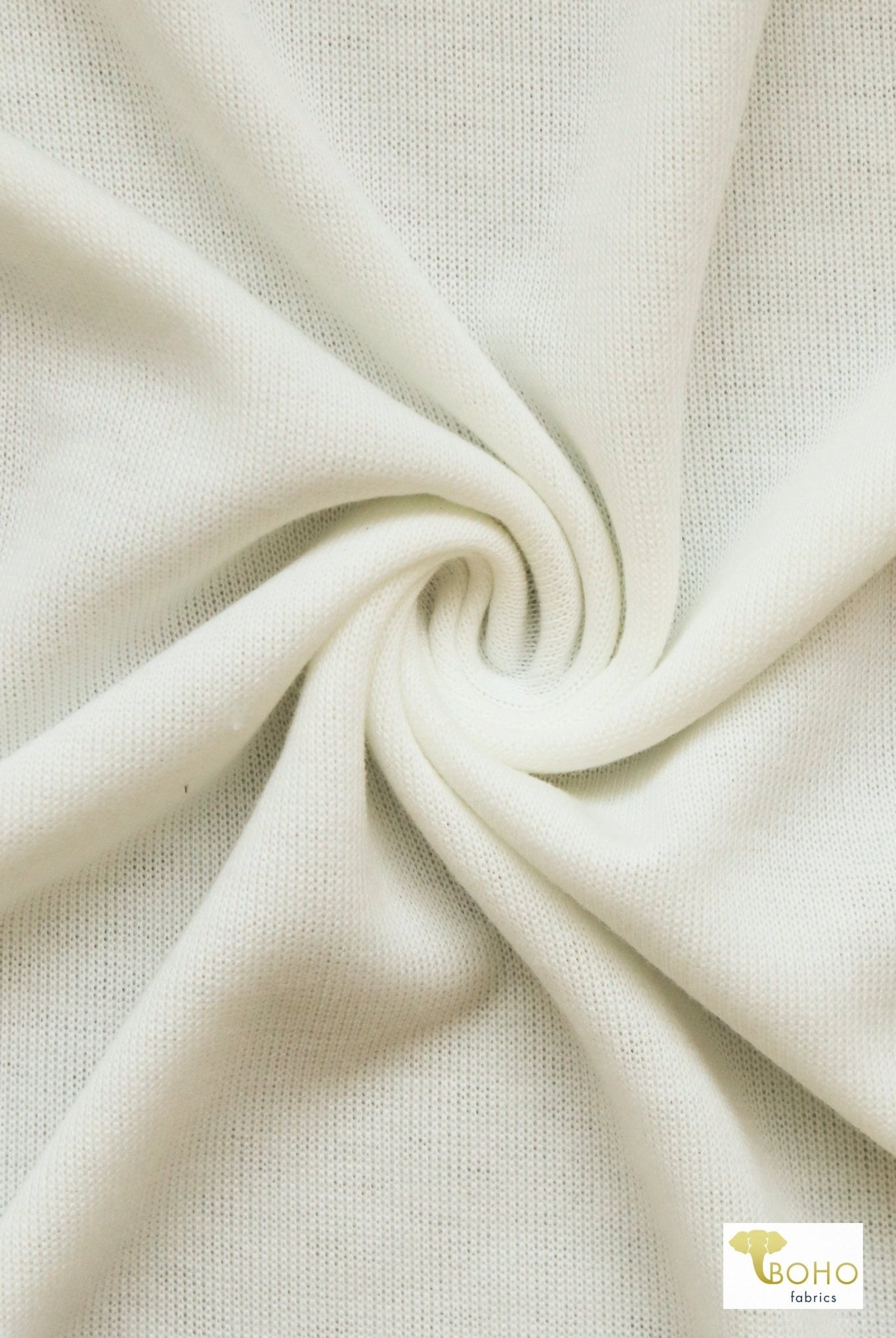 Ivory, Hacci Sweater Knit - Boho Fabrics