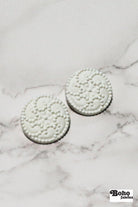 Ivory Victorian Revival Pinwheel Swirl Shank Buttons. Available in 15mm (24L), 18mm (28L), 20mm (32L), and 28mm (44L) - Boho Fabrics - Buttons & Snaps