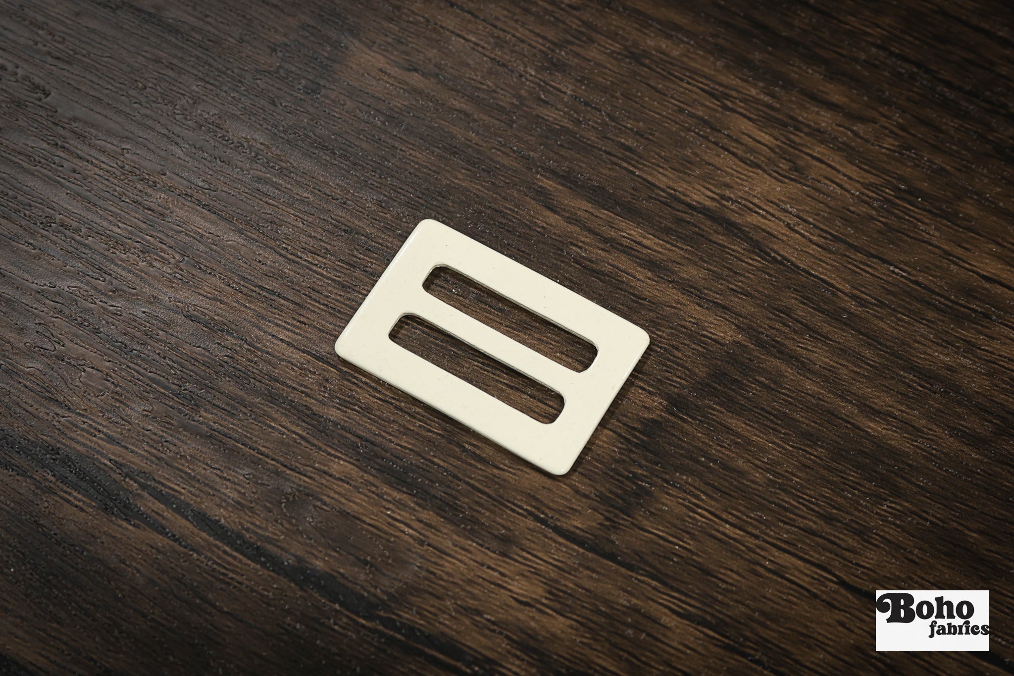 Ivory – Vintage Plastic Slide Buckle | Set of 4 - Boho Fabrics - Buckles & Slides