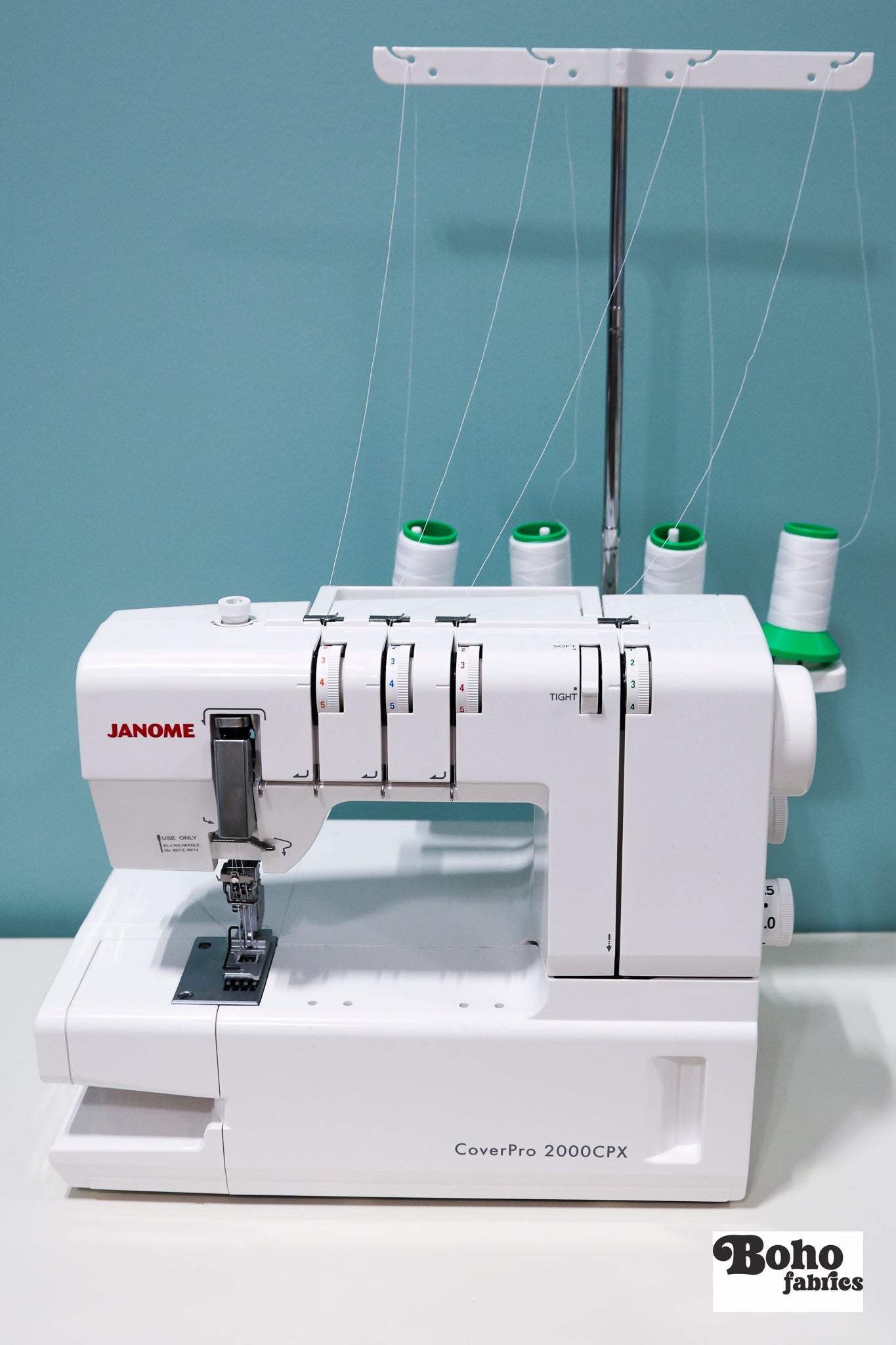 Janome CoverPro 2000CPX CoverStitch Machine - Boho Fabrics - Sewing Machines