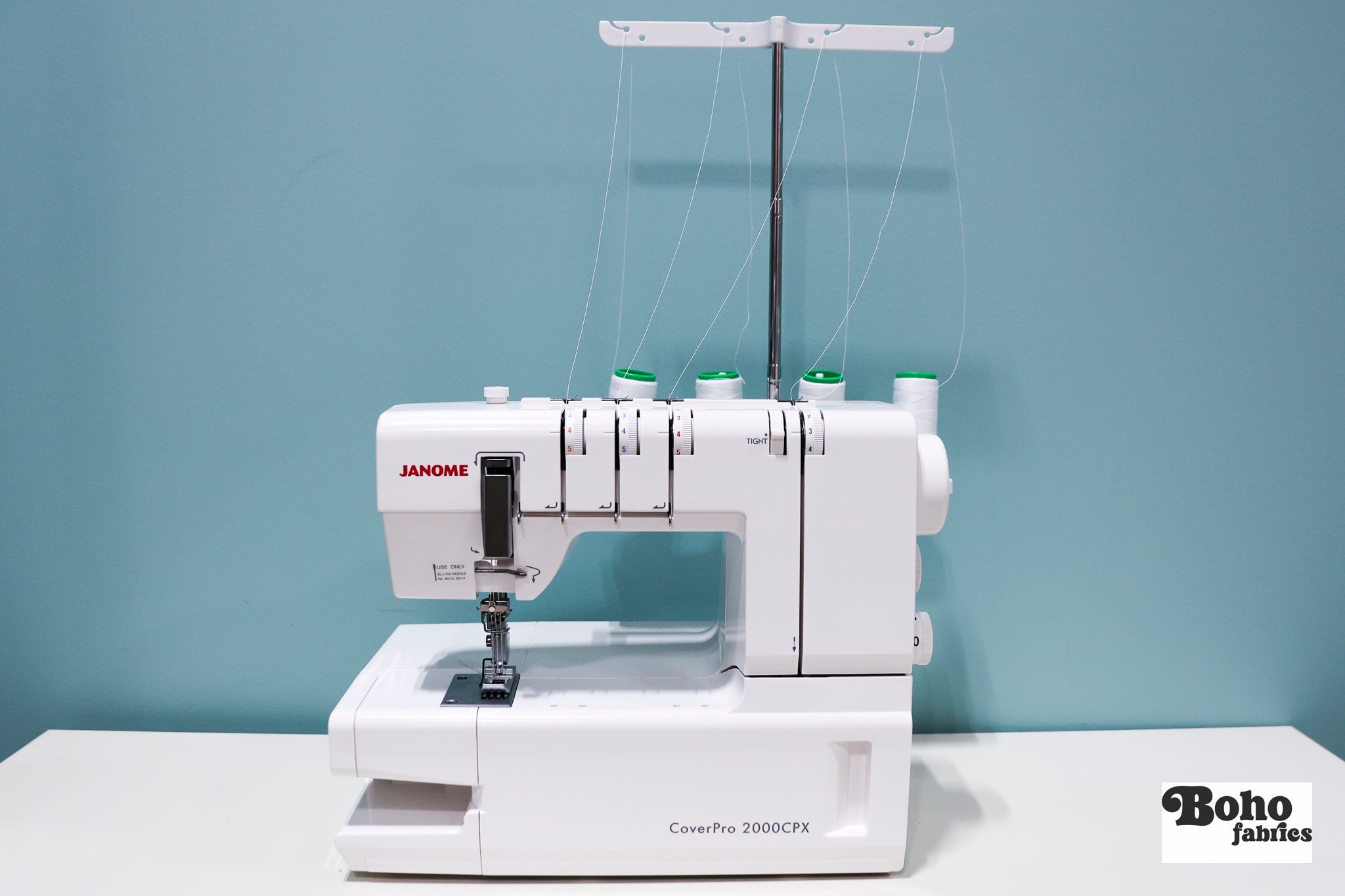 Janome CoverPro 2000CPX CoverStitch Machine - Boho Fabrics - Sewing Machines