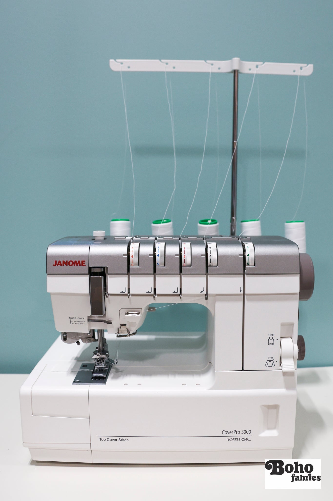 Janome CoverPro 3000P Coverstitch Machine - Boho Fabrics - Sewing Machines