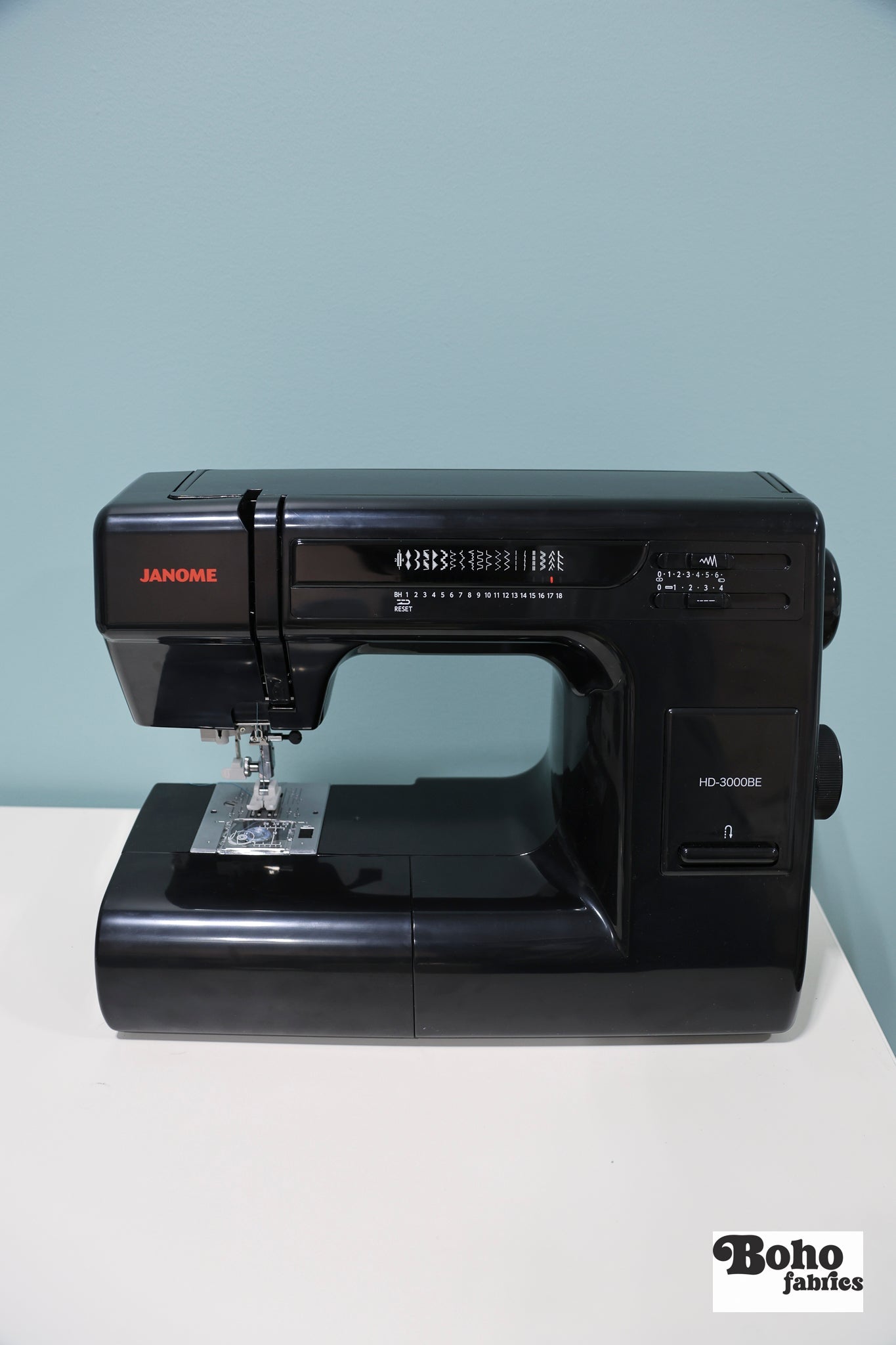 Janome HD 3000BE, Best Modern Mechanical Sewing Machine. - Boho Fabrics - Sewing Machines