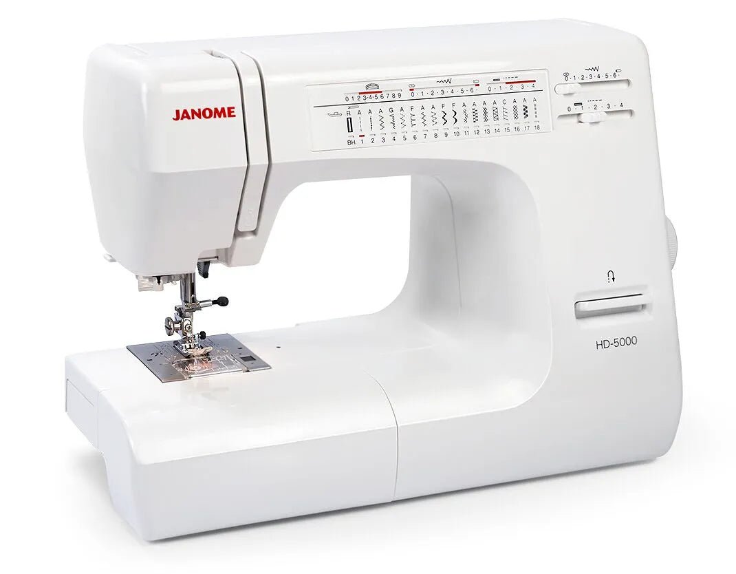 Janome HD5000 Heavy-Duty Mechanical Sewing Machine - Boho Fabrics - Sewing Machines