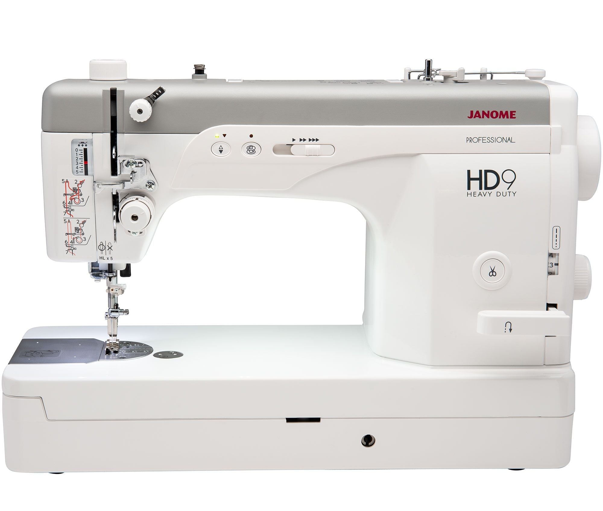 Janome HD9 Professional V2 Heavy Duty Straight Stitch Sewing Machine - Boho Fabrics - Sewing Machines