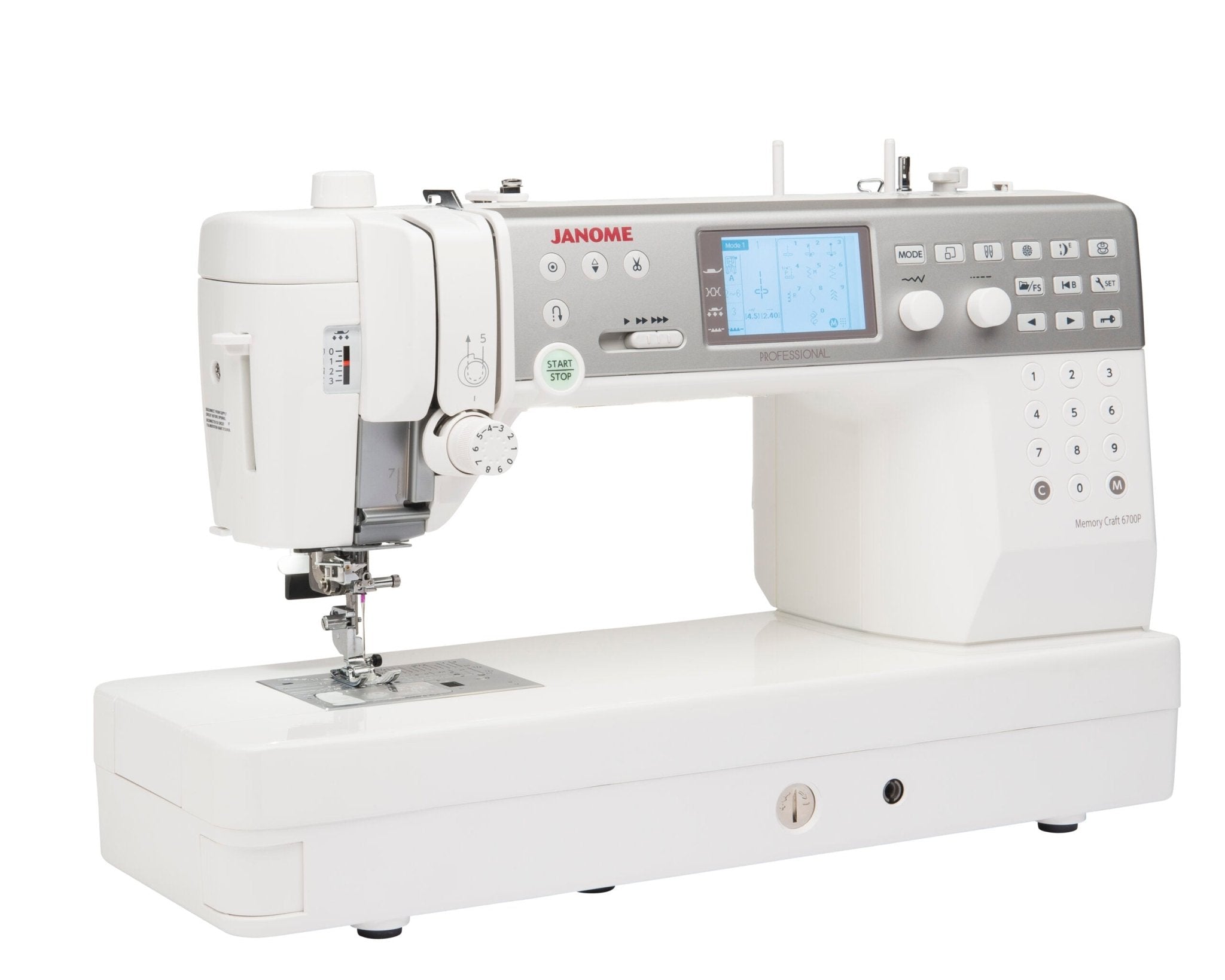 Janome Memory Craft 6700P Computerized Flatbed Sewing Machine (NOT SOLD OUT, EMAIL or CALL TO ORDER) - Boho Fabrics - Sewing Machines