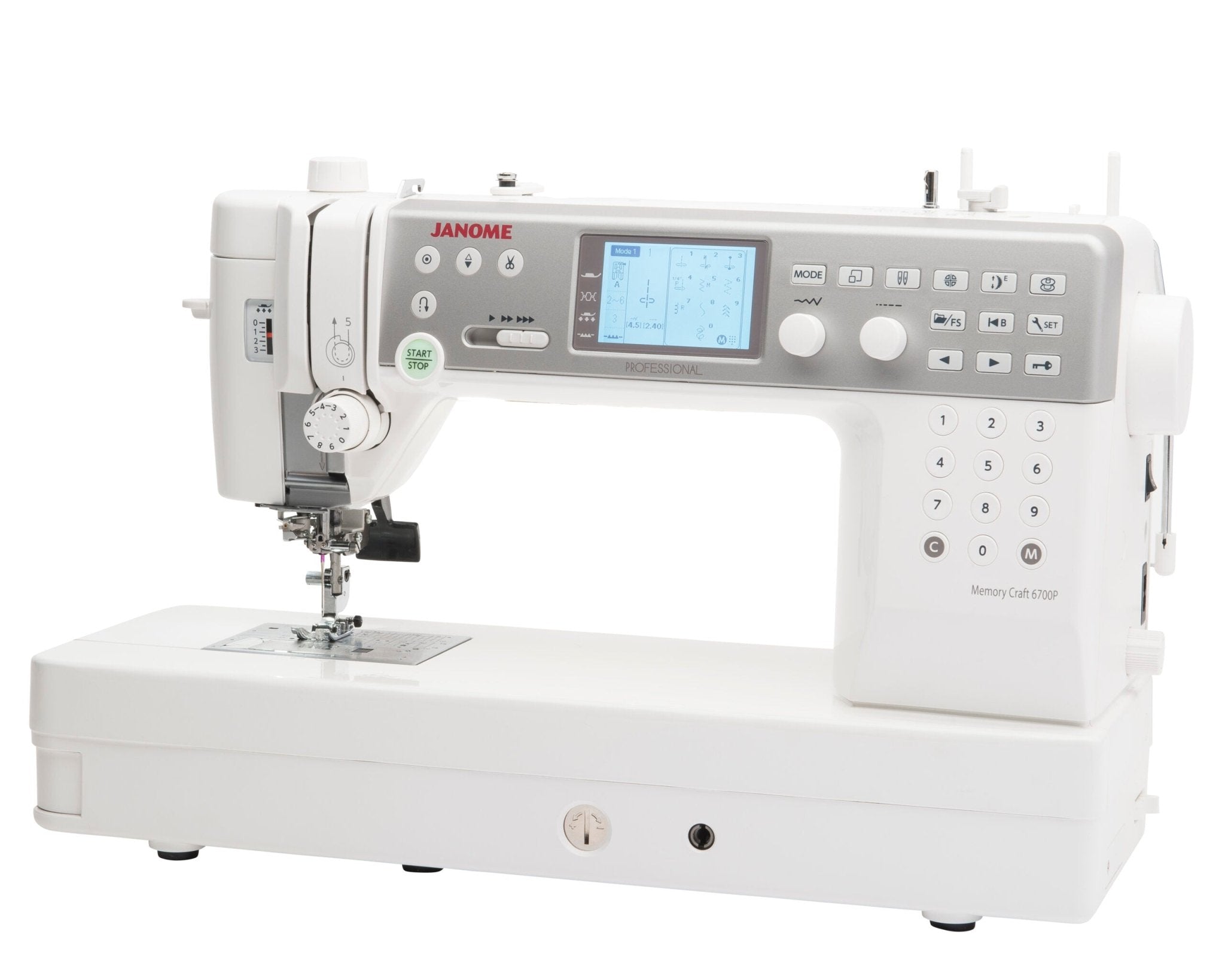 Janome Memory Craft 6700P Computerized Flatbed Sewing Machine (NOT SOLD OUT, EMAIL or CALL TO ORDER) - Boho Fabrics - Sewing Machines