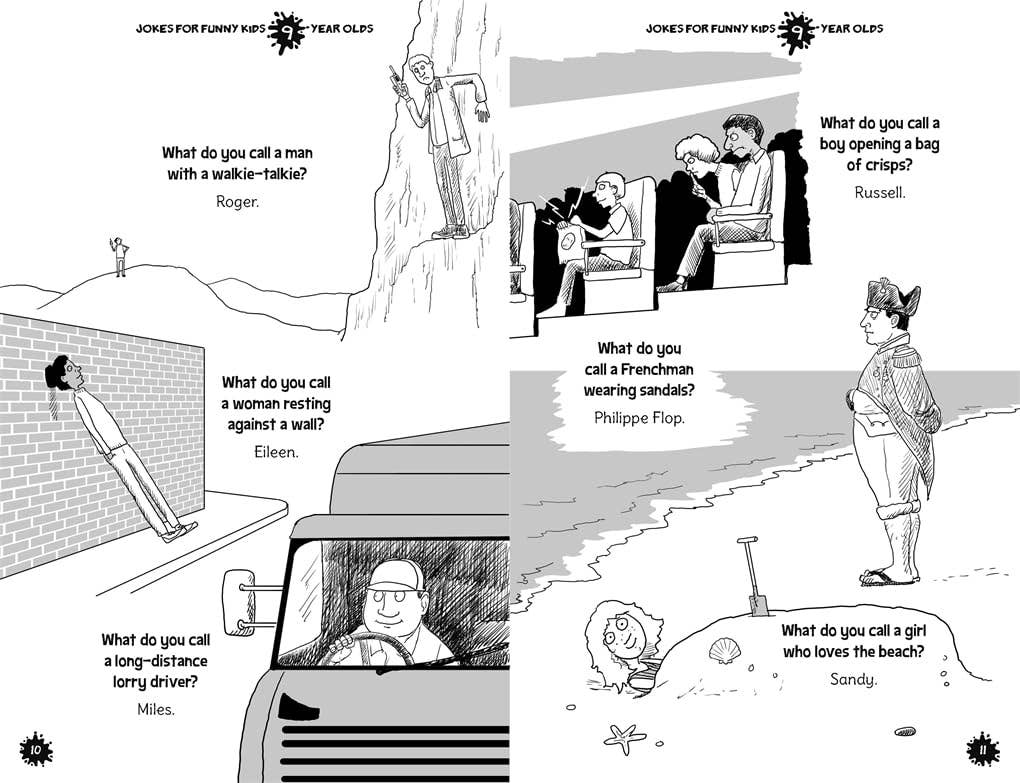 Jokes For Funny Kids: 9 Year Olds - Boho Fabrics - Books