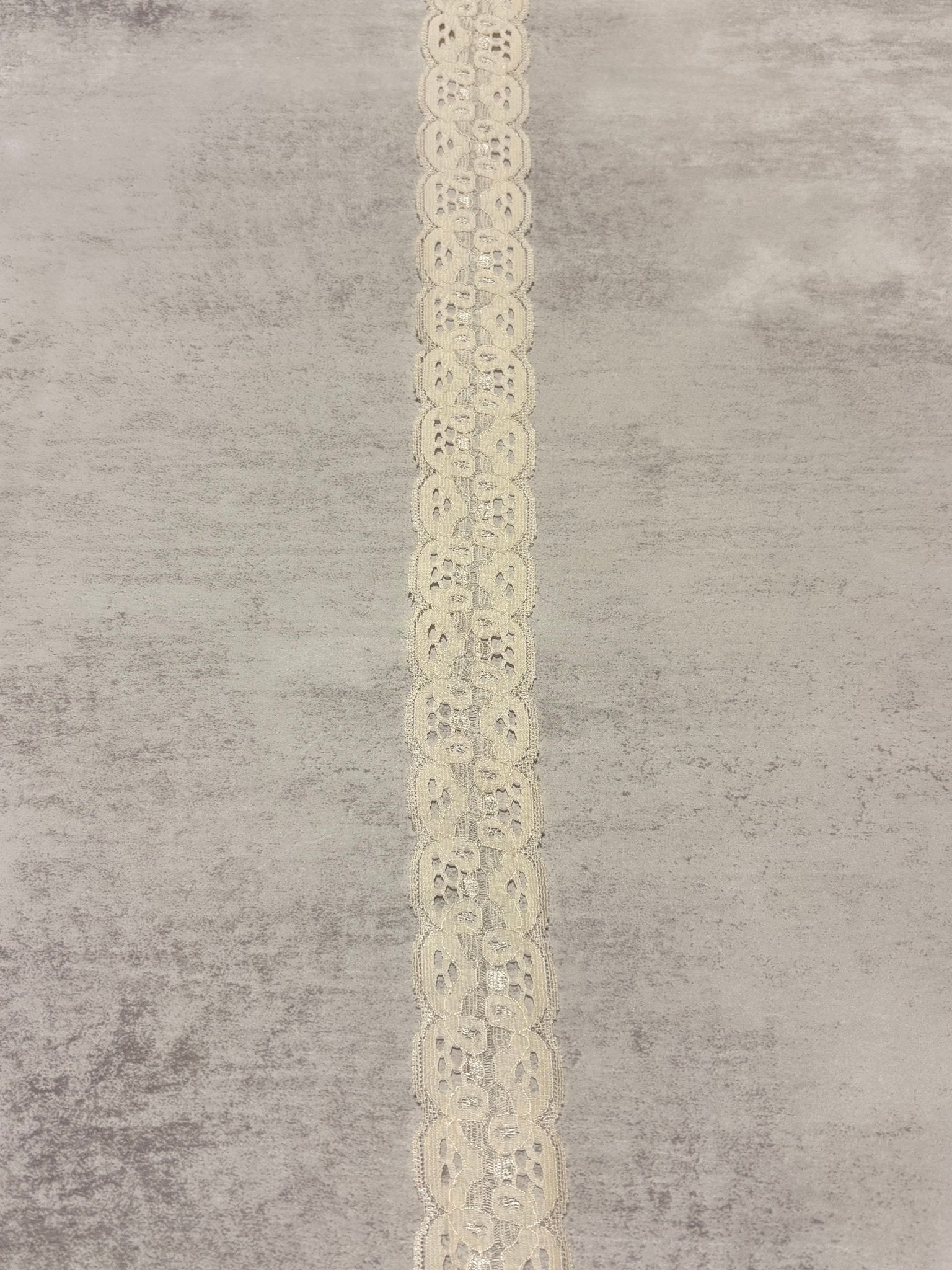 Jolie Light Beige Vintage Lace Trim, 1.5” Sold by the Yard (Trim - 104) - Boho Fabrics - Trims