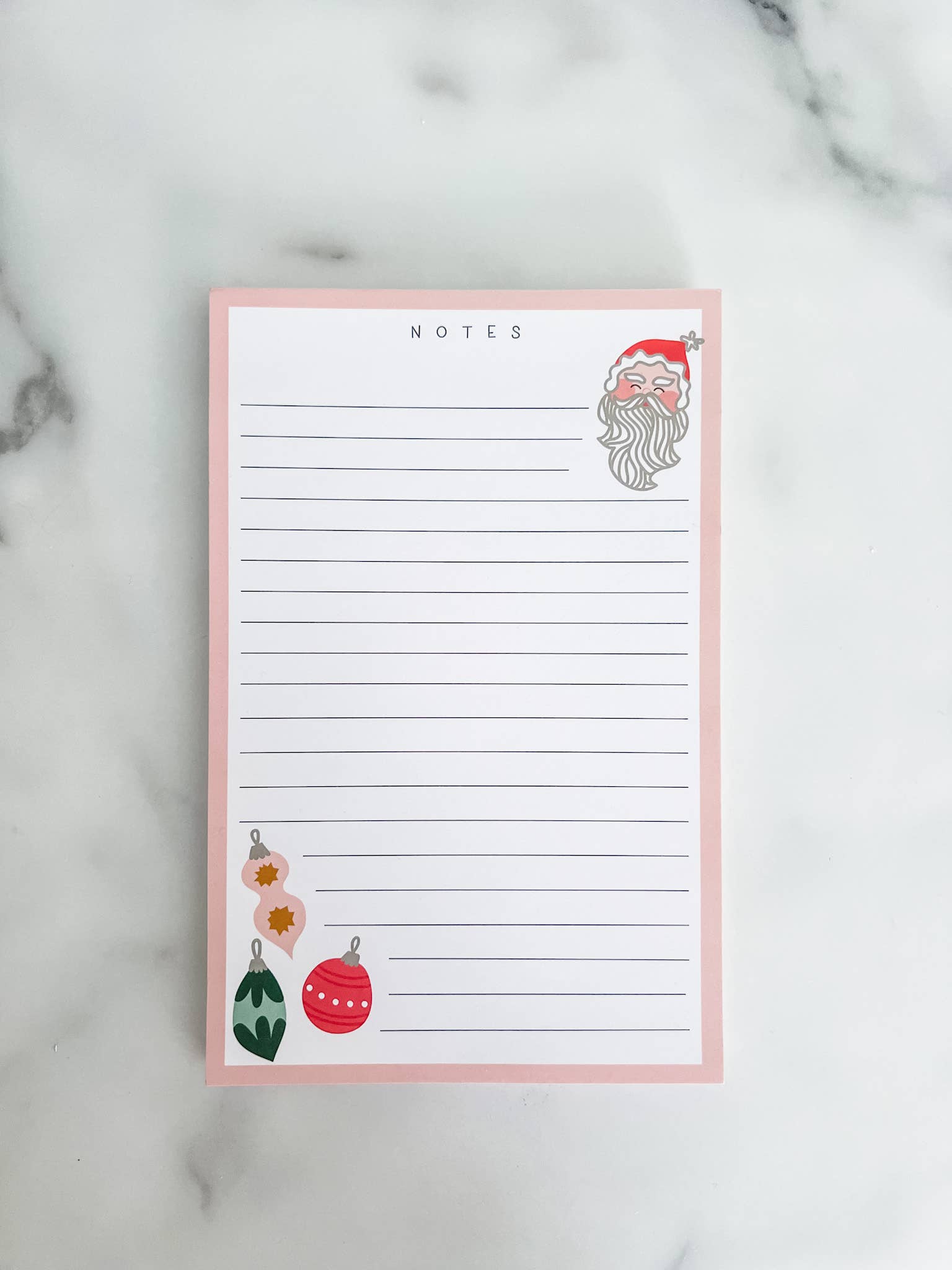 Jolly Christmas Notepad - 75 sheets - Boho Fabrics - Stationary
