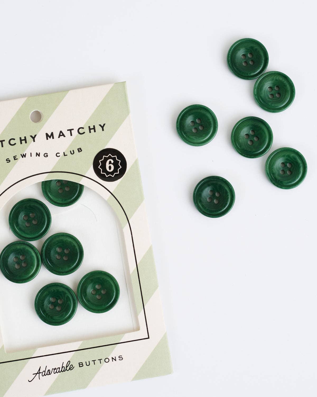 Juniper 3/4" Corozo Nut Buttons - Boho Fabrics - Buttons & Snaps