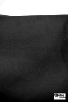 Just for VIP's! Sneak Peek, Black, Italian Melton Wool - Boho Fabrics - 