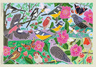 Kate Heiss: Garden Birds 1000 Piece Jigsaw Puzzle - Boho Fabrics - Puzzles