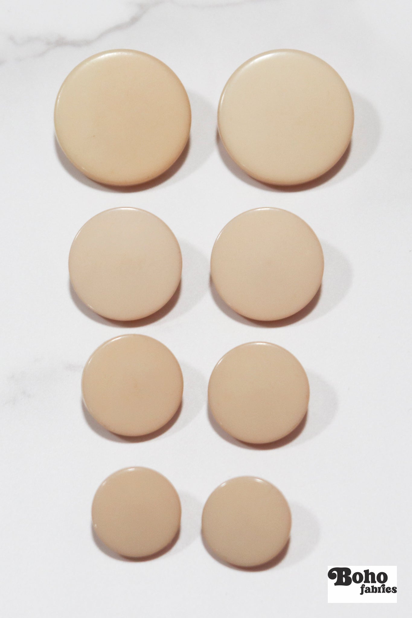 Khaki, Mod Gambit, Shank Button. Available in 15mm, 18mm, 20mm, 25mm - Boho Fabrics - Buttons & Snaps