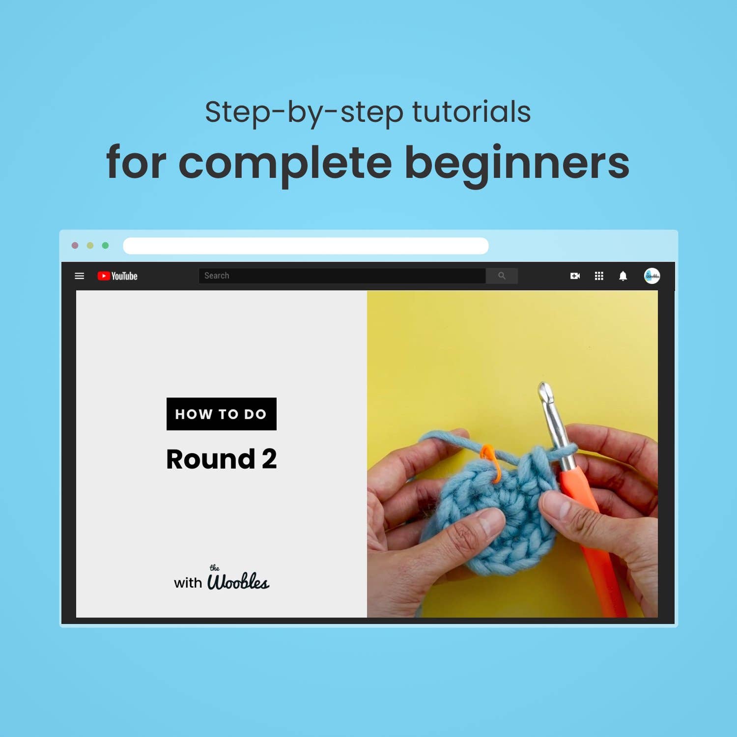 Kiki the Chick Beginner Crochet Kit - Boho Fabrics - 