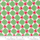 Kitty Christmas Holly by Moda - 100% Cotton Fabric - 31203 15 - Boho Fabrics - Quilting Cotton, Woven