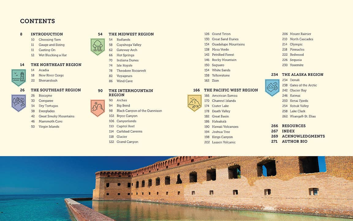 Knitting the National Parks - Boho Fabrics - Books