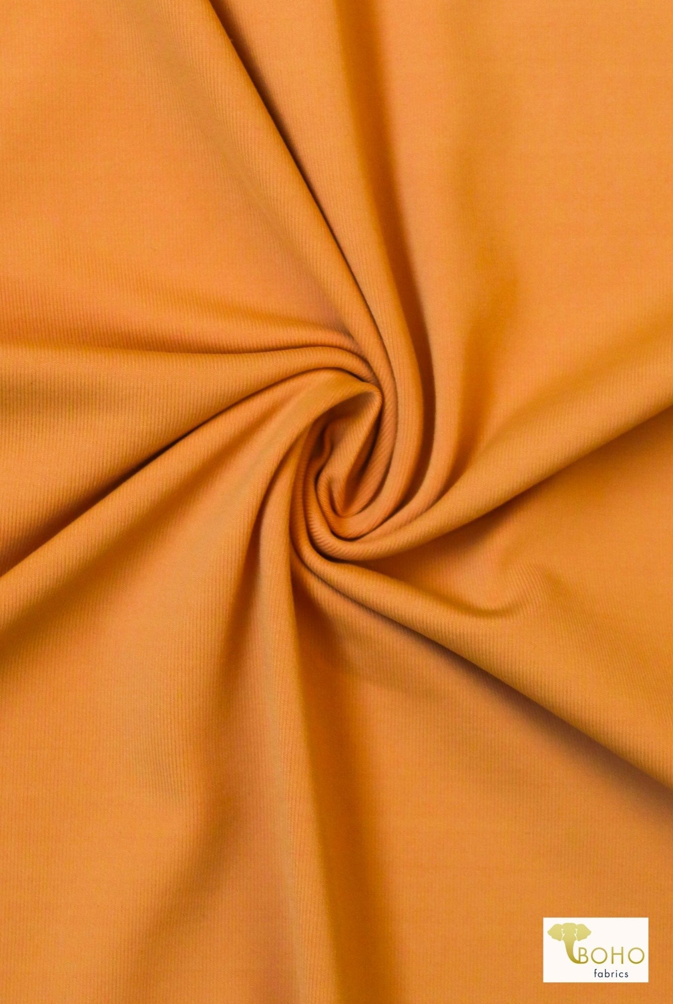 Kumquat Orange, Swim Solid Knit Fabric - Boho Fabrics