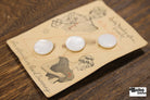 Lady Washington Vintage Mother of Pearl Button Card — 15mm White Shank Buttons, Illustrated Card, 1920's-1930's - Boho Fabrics - Buttons & Snaps