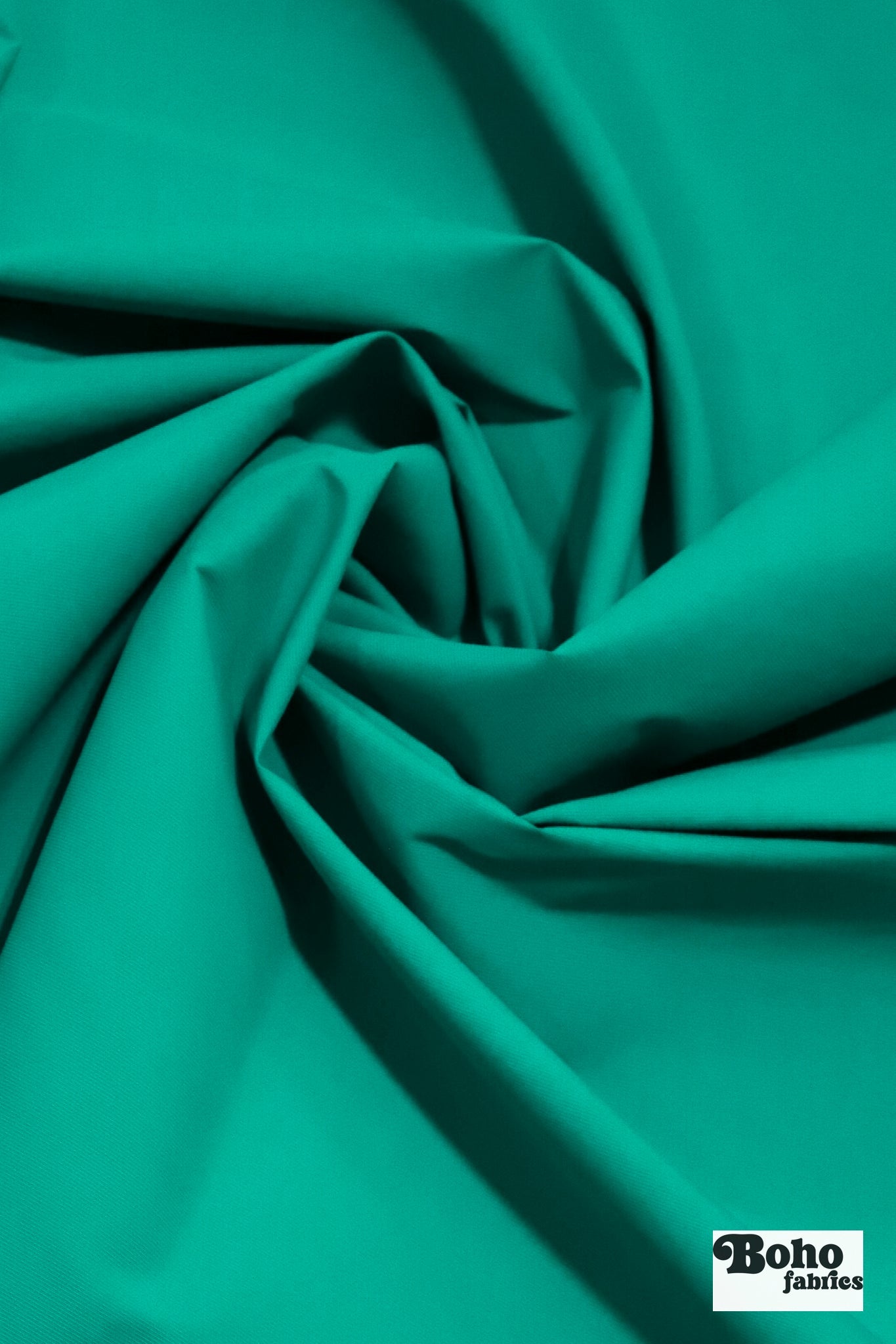 Lagoon Teal Lightweight Cordura Nylon Fabric — Water - Resistant Designer Deadstock - Boho Fabrics - Performance Fabric, Woven