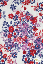 LAST CUTS! American Bloom, Cotton Lawn. Woven Print Fabric - Boho Fabrics