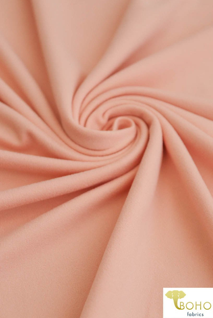 Last Cuts! DBP: Pink Sherbet. Double Brushed Poly Knit Fabric. BP-121 - Boho Fabrics