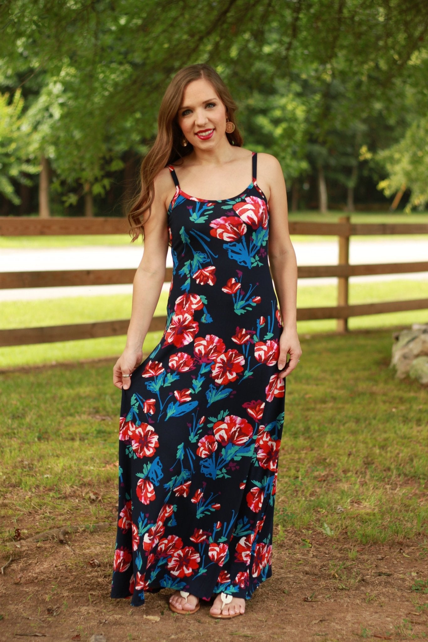 Last Cuts! DBP: Twilight Watercolor Flowers on Navy. Double Brushed Poly Knit Fabric. BP-115-NVY - Boho Fabrics