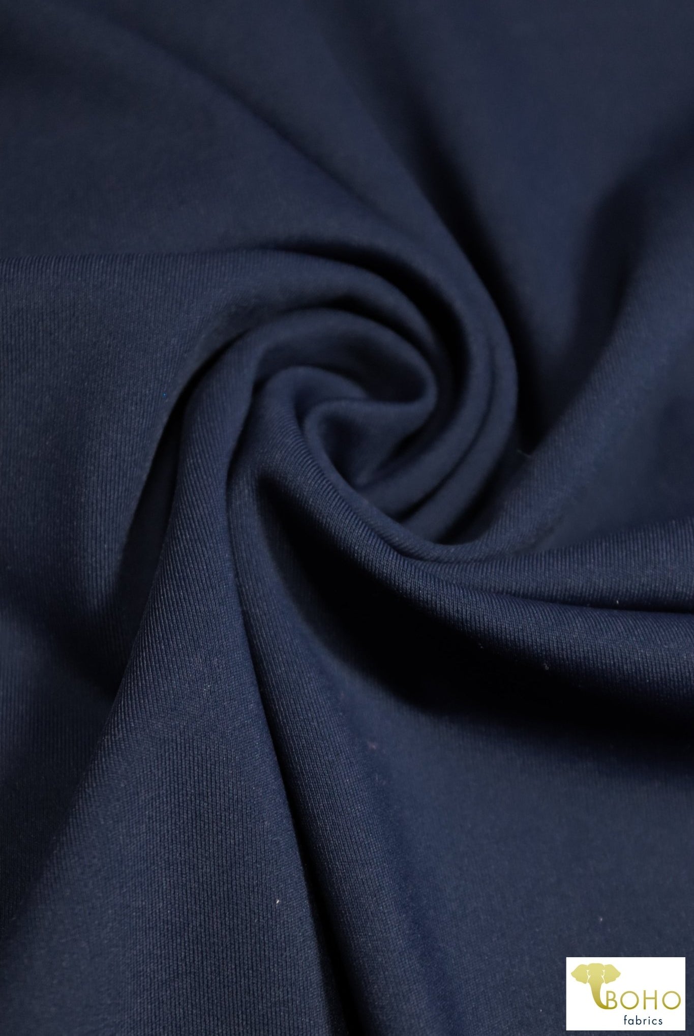 Last Cuts! Evening Blue, Athletic Knit. ATH-129 - Boho Fabrics - Athletic Knit Fabric