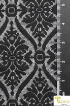 Last Cuts! Fleur Jacquard Knit. JQD-105 - Boho Fabrics - Jacquard Knit Fabric
