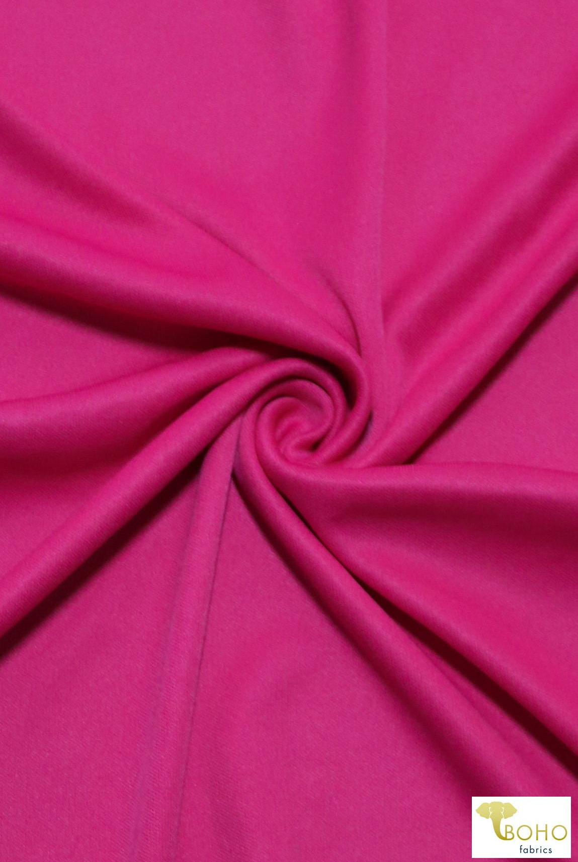 Last Cuts! Fuchsia Pink Interlock Knit - Boho Fabrics - Lining