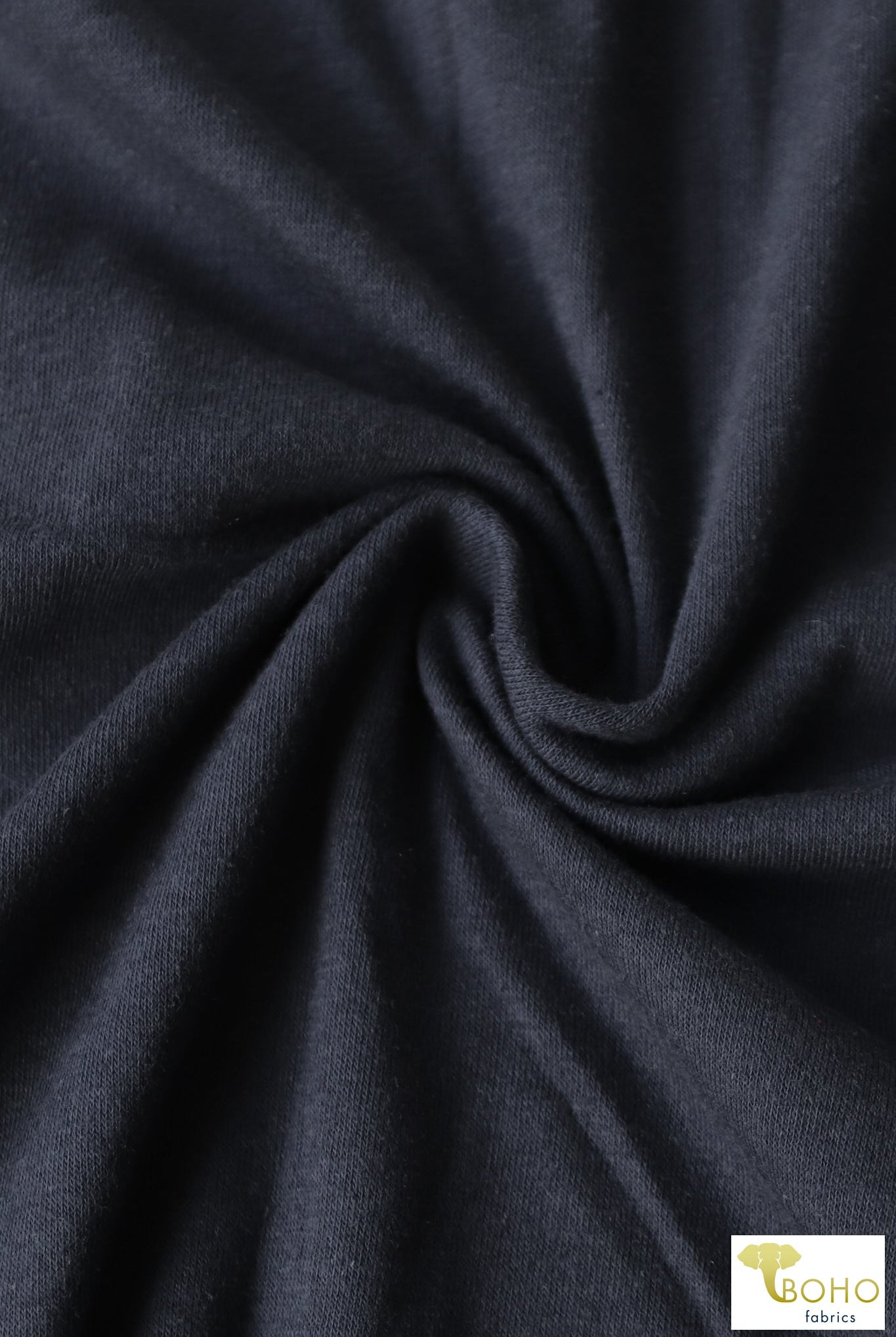 Last Cuts! Nautical Blue, Jersey Knit - Boho Fabrics