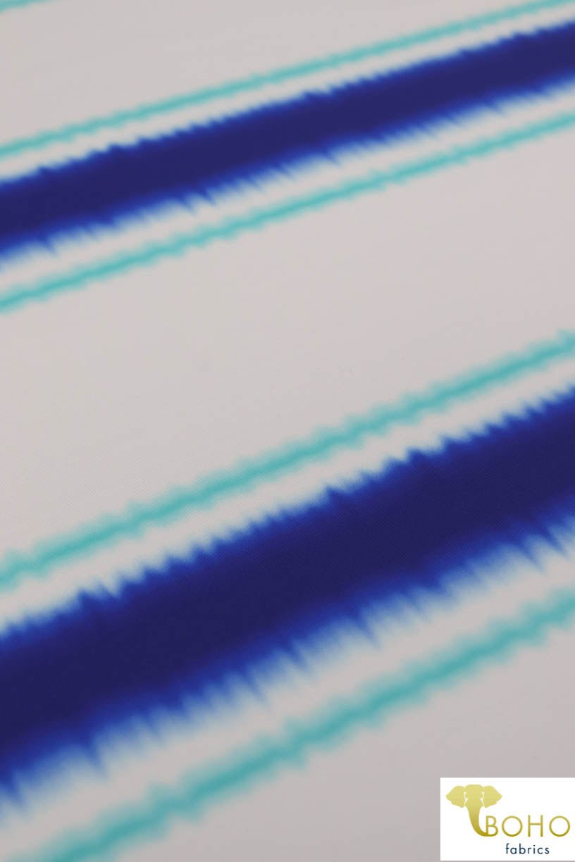 Last Cuts! Ocean Breeze Stripes. Swim Print/Activewear. SW-077 - Boho Fabrics