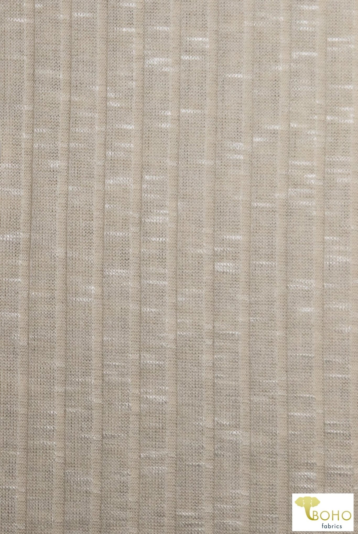 Last Cuts! Pearled Ivory. RIB-150 - Boho Fabrics