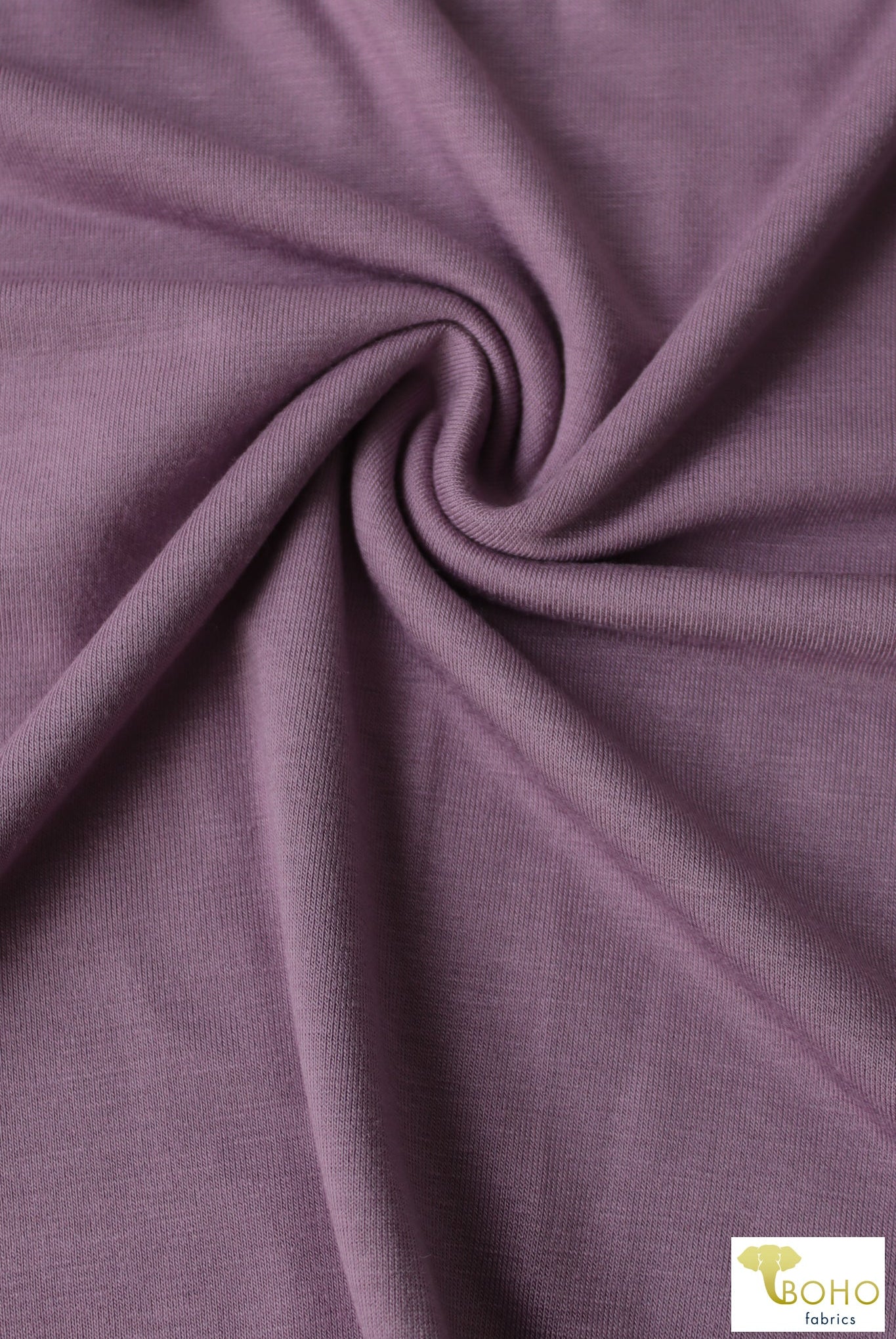 Last Cuts! Posie Purple, Rayon Spandex Knit - Boho Fabrics