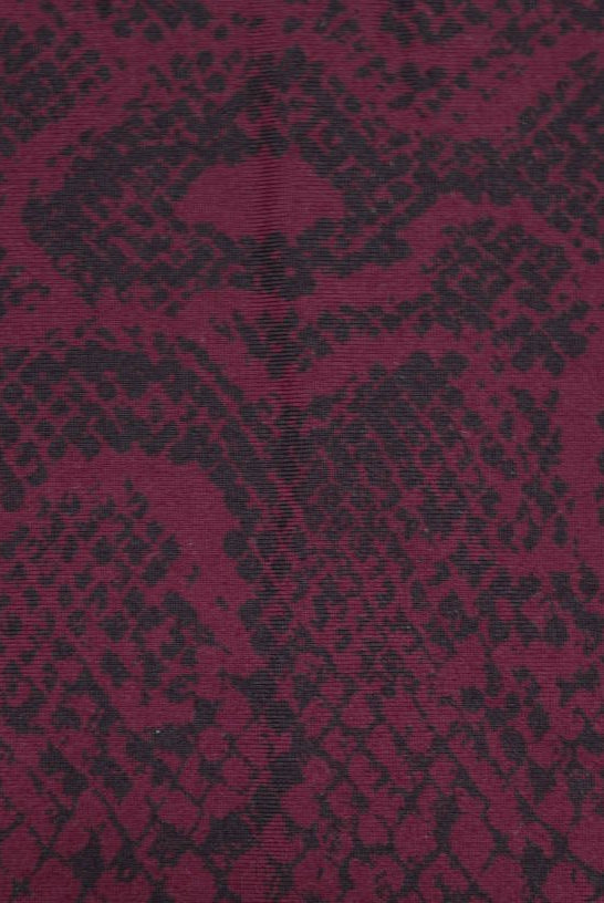 Last Cuts! Red Snakeskin. Athletic Knit Fabric. ATH-115-RED - Boho Fabrics