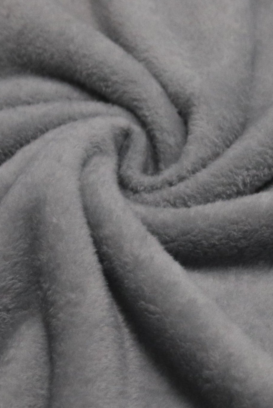 Last Cuts! Shimmer Gray. Silken Fleece Fabric. - Boho Fabrics