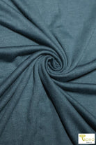 Last Cuts! Steel Blue, Rayon Spandex Knit. RJS-203. - Boho Fabrics