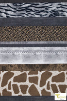 Last Cuts! Wild Animal Stripes, Venezia Knit, DTY-102 - Boho Fabrics