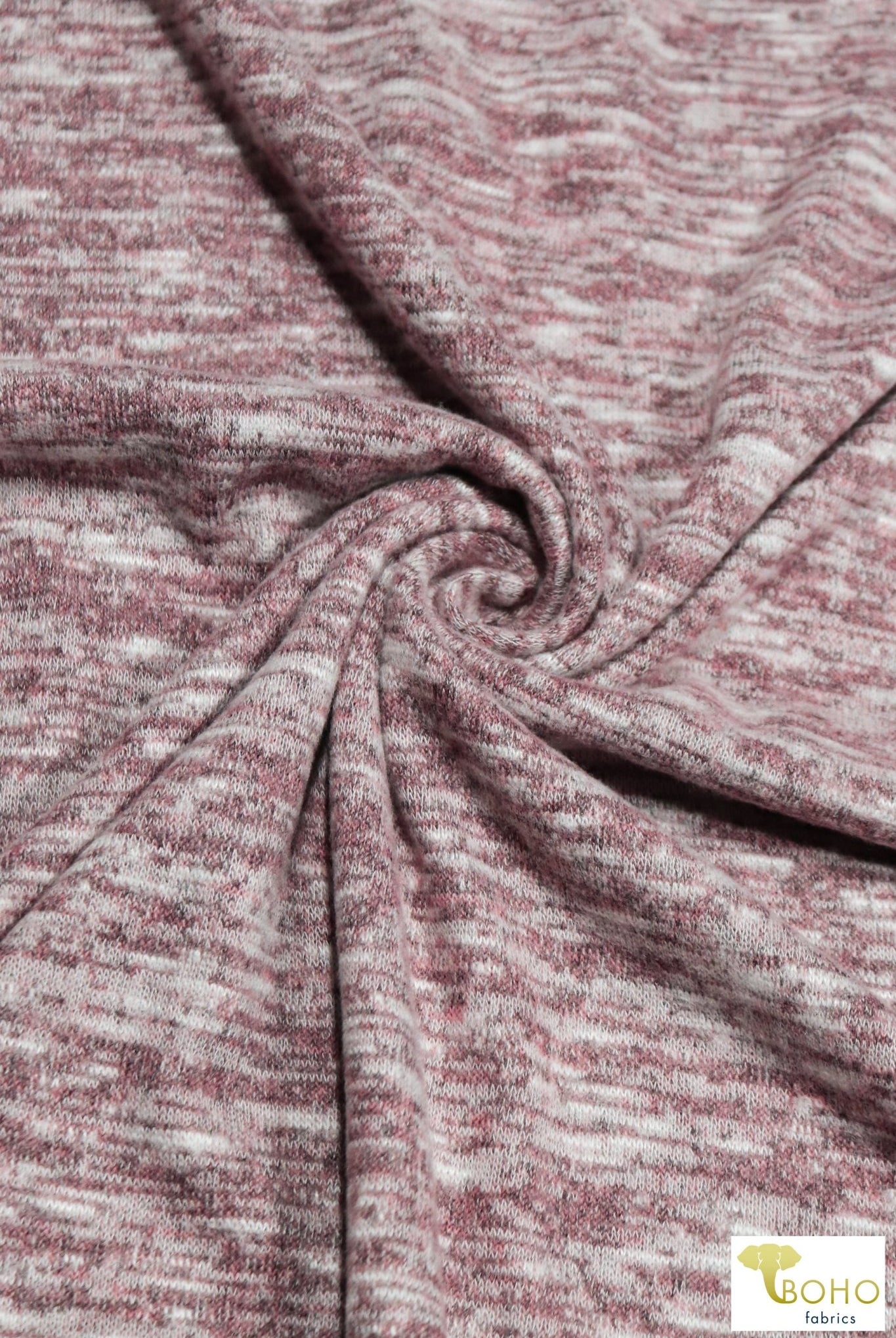 Last Cuts! Wistful Mauve. Brushed Sweater Knit. BSWTR-329 - Boho Fabrics