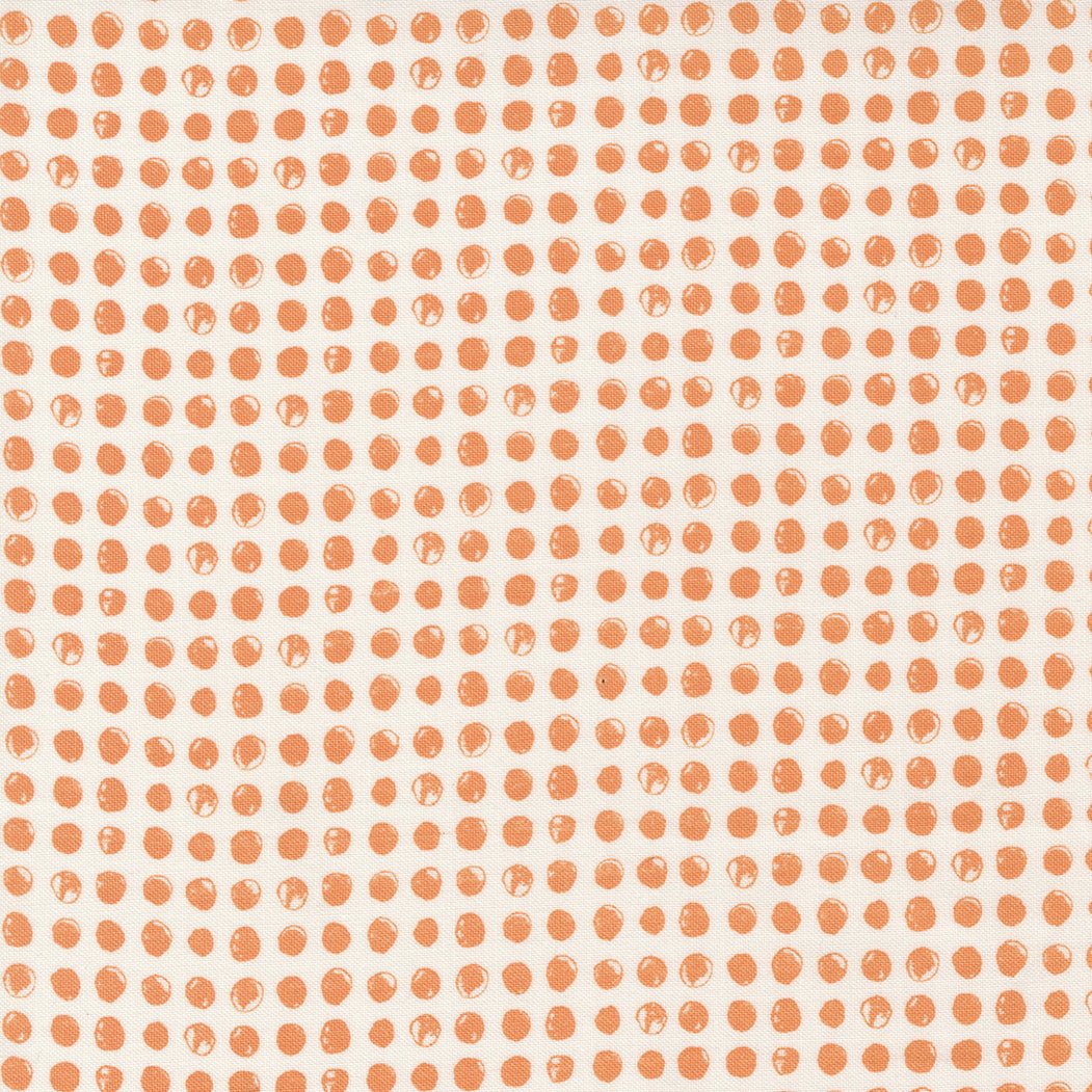 Late October in Vanilla Orange by Moda - 100% Cotton Quilting Fabric - 55594 22 - Boho Fabrics - Quilting Cotton, Woven
