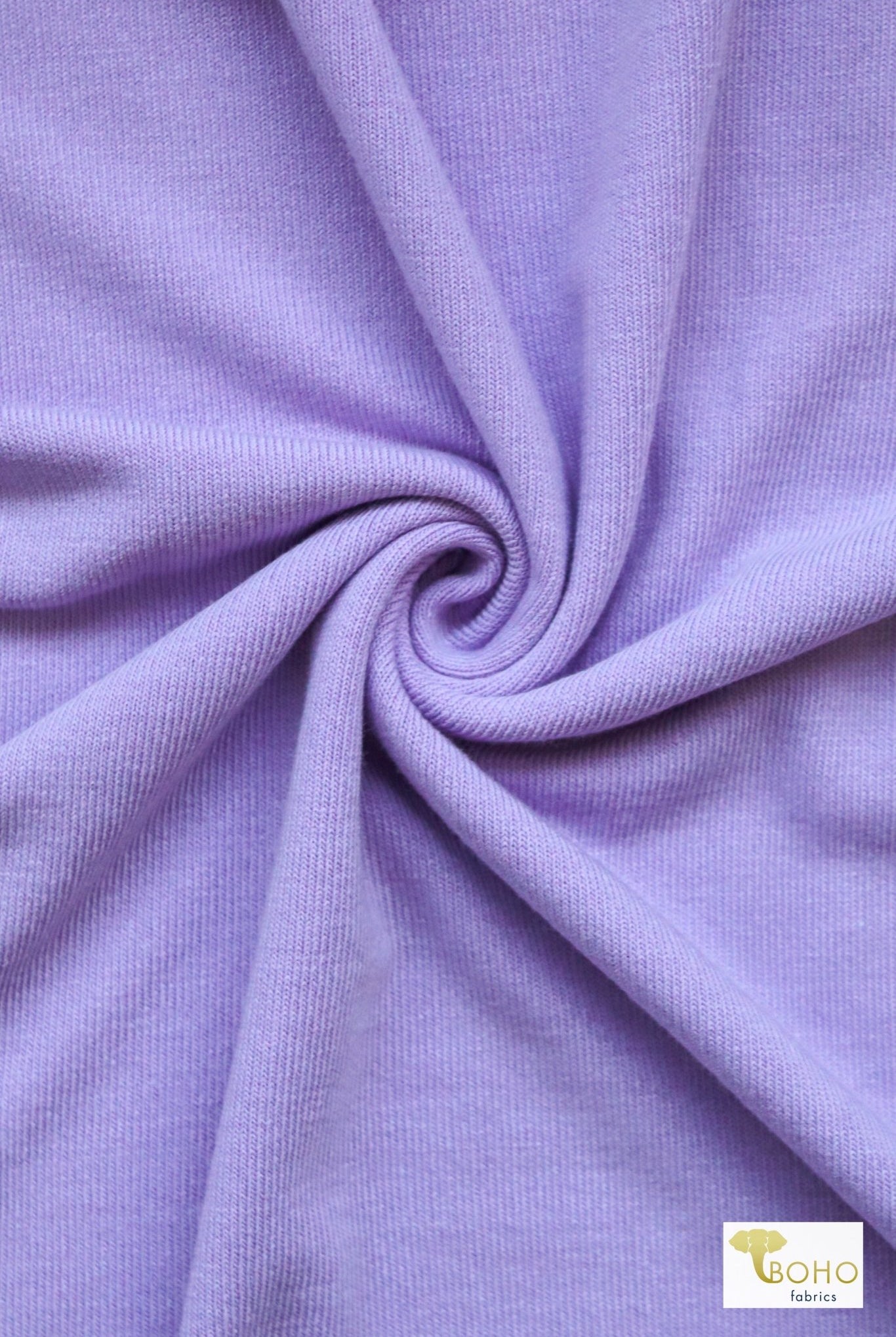 Lavender Purple, Sweater Knit - Boho Fabrics