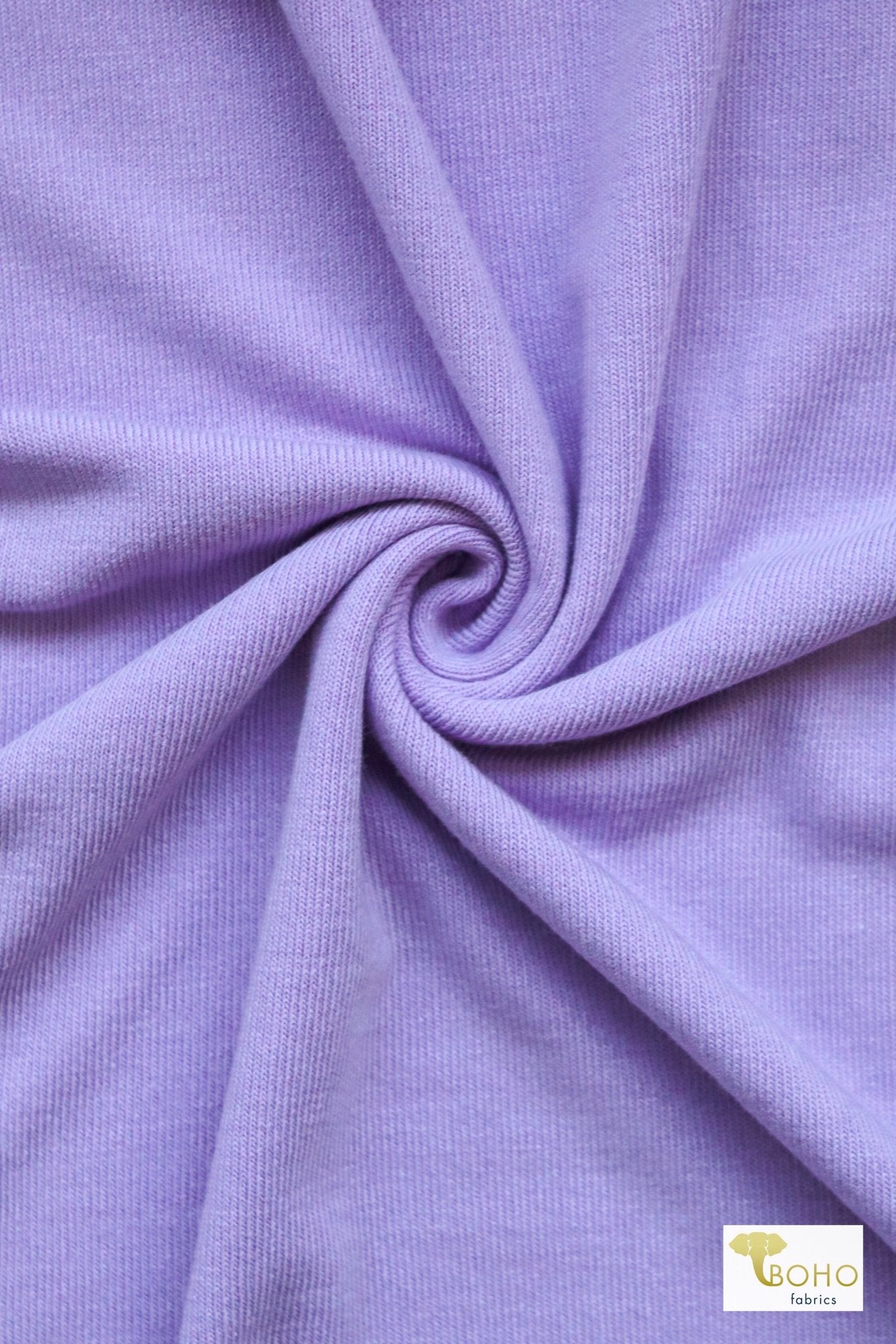 Lavender Purple, Sweater Knit - Boho Fabrics