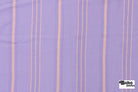 Lavender with Thin Peach Stripes Textured Woven Fabric - Boho Fabrics - Woven, Fabric