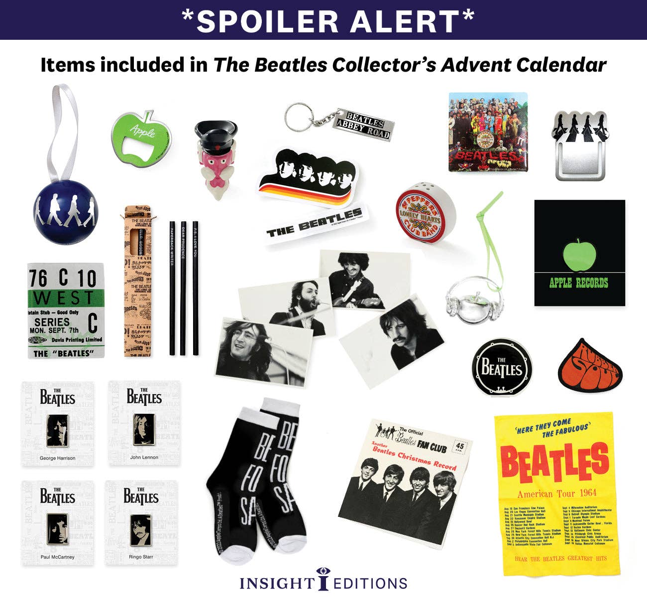 LE The Beatles Collector’s Advent Calendar - Boho Fabrics - 