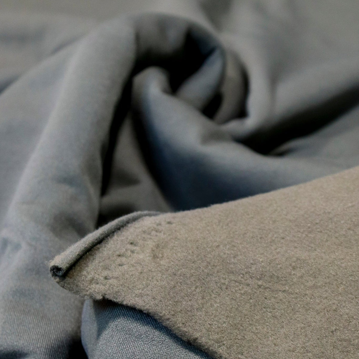 Lead (Muted Olive), Power Stretch Pro Fleece-Backed Performance Fabric ...