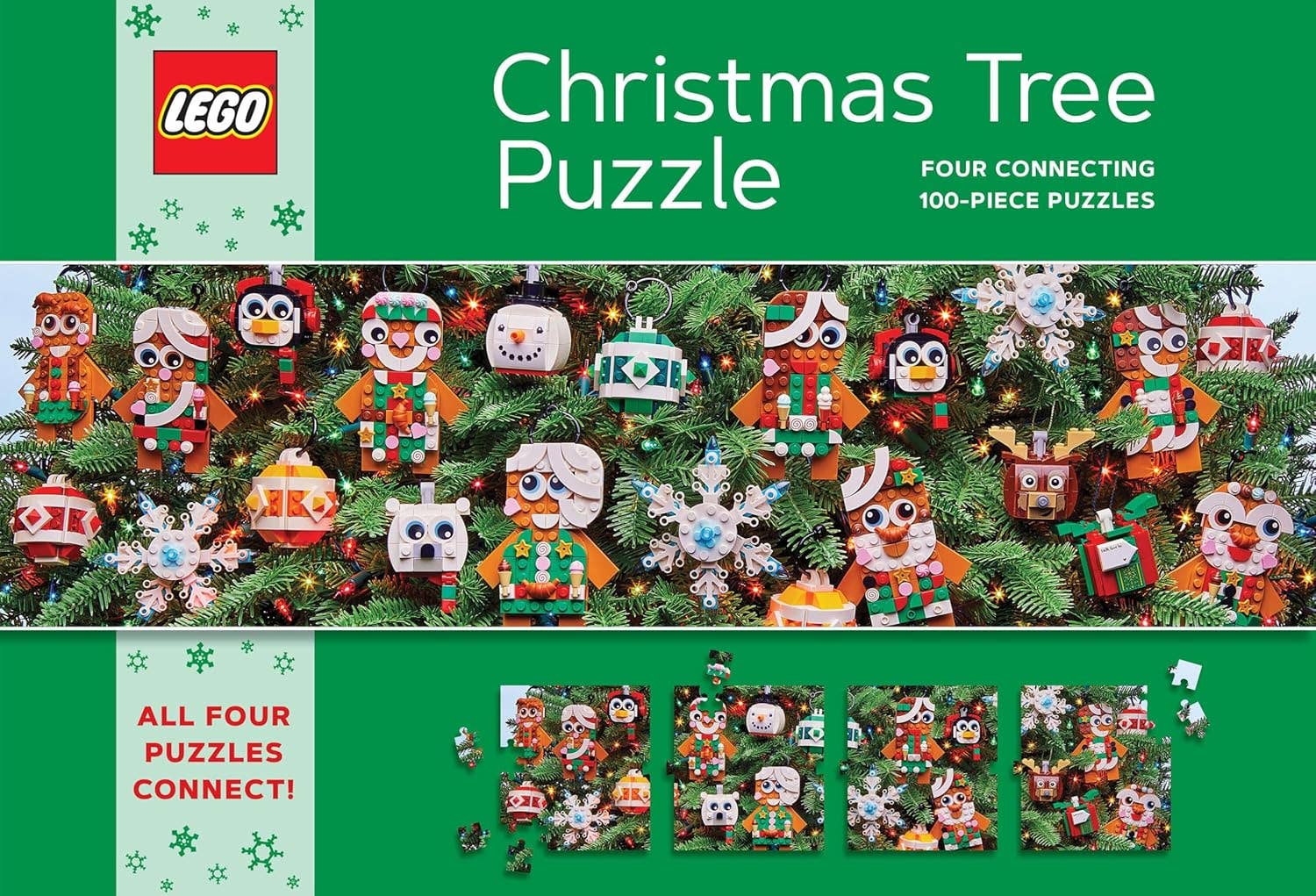 LEGO Christmas Tree Puzzle: (PRE - ORDER) - Boho Fabrics - Puzzle